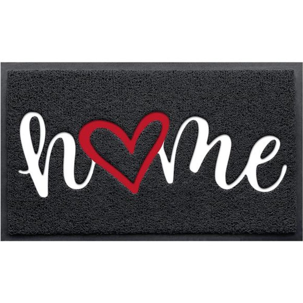 Home Cute Door Mat Durable Low Profile Floor Mat Non Slip Indoor Outdoor 30x17.5